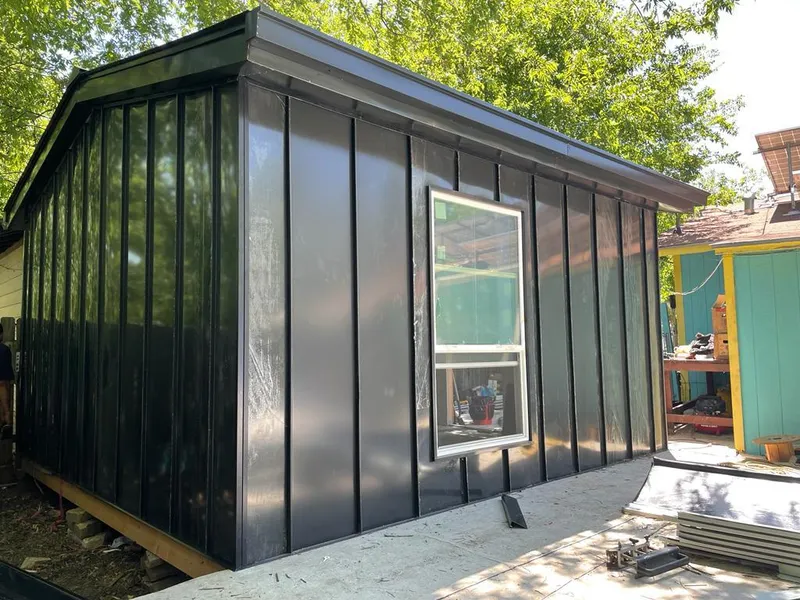 Black standing seam metal wall panels for Roof Inspection in Lake Butler